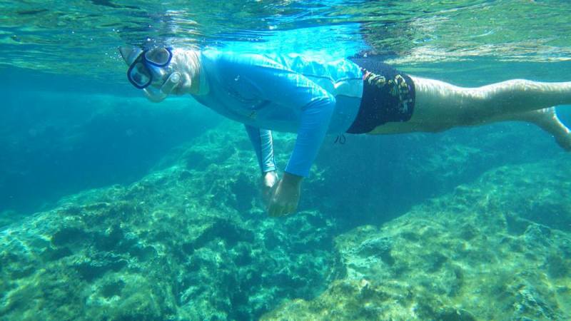 Guided snorkeling trips to Xylofagou coast from Ayia napa and protaras