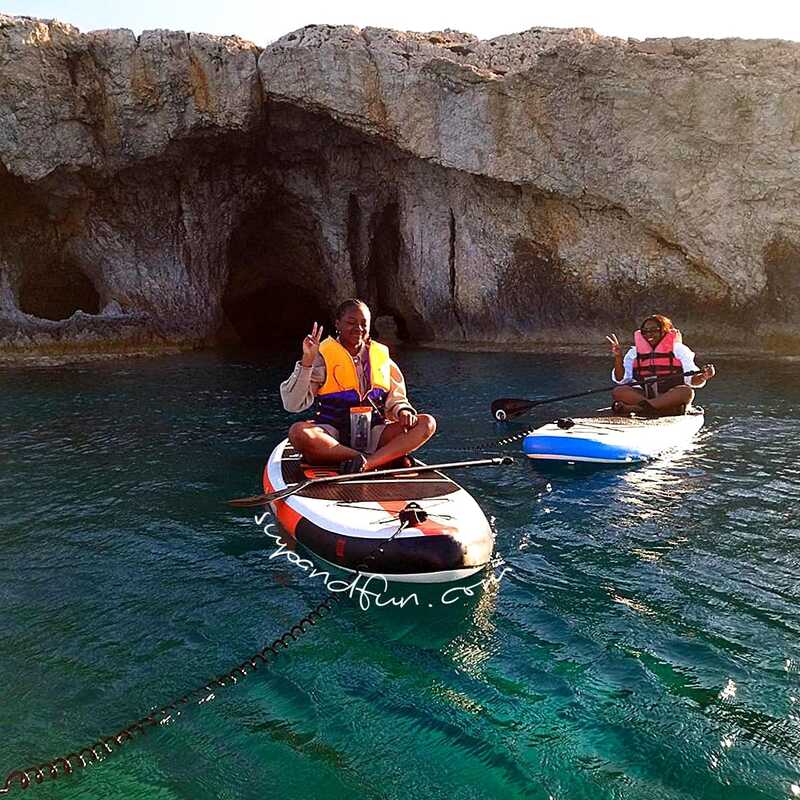 Ayia Napa sea caves SUP tour