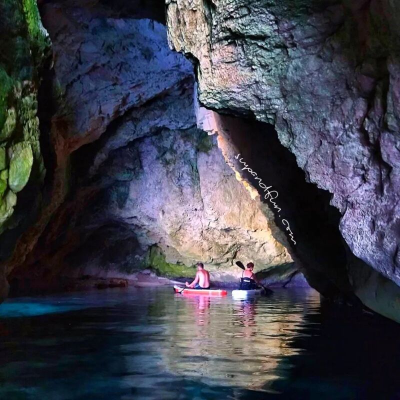 Ayia Napa sea caves SUP tour