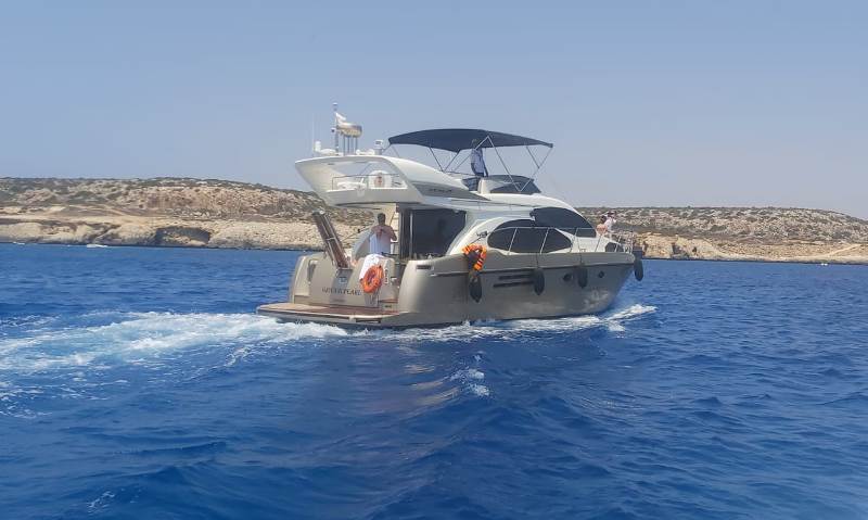Azimut 46 Private Boat trips from Ayia Napa