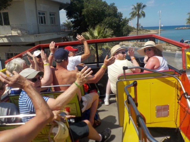 Open Top Red Bus Tour to Famagusta