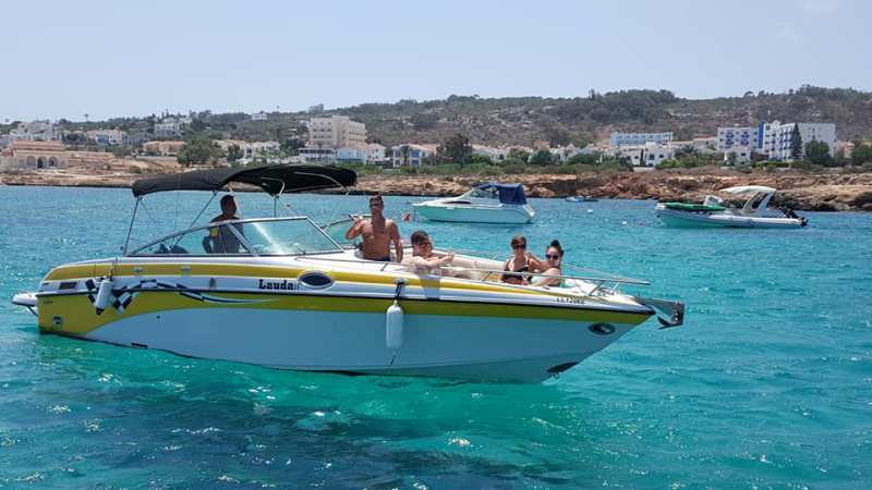 Lauda VIP private boat trip Ayia Napa
